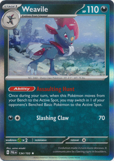 Weavile - 134/193 - Rare available at 401 Games Canada