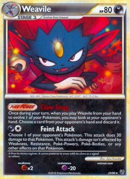 Weavile - 25/90 - Rare available at 401 Games Canada