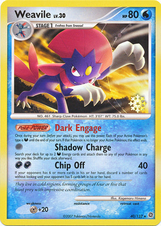 Weavile - 40/132 - Pokemon Countdown Calendar Promo available at 401 Games Canada