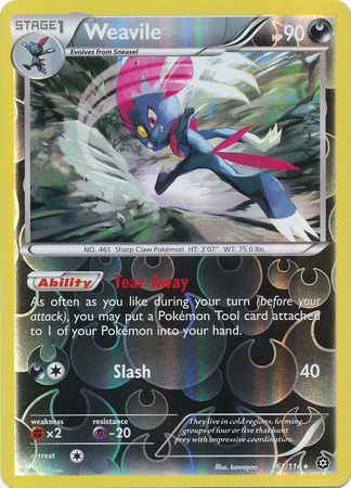 Weavile - 61/114 - Rare - Reverse Holo available at 401 Games Canada