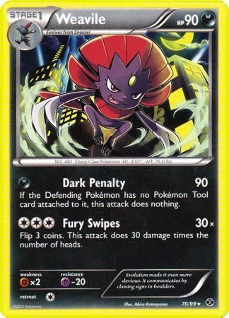 Weavile - 70/99 - Rare available at 401 Games Canada