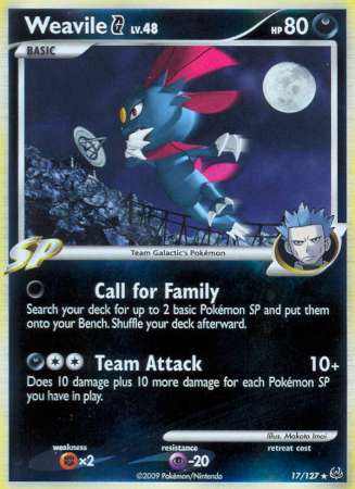 Weavile G - 17/127 - Holo Rare available at 401 Games Canada