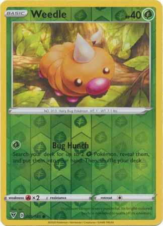 Weedle - 001/185 - Common - Reverse Holo available at 401 Games Canada