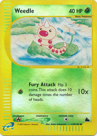 Weedle - 114/144 - Common - Reverse Holo available at 401 Games Canada