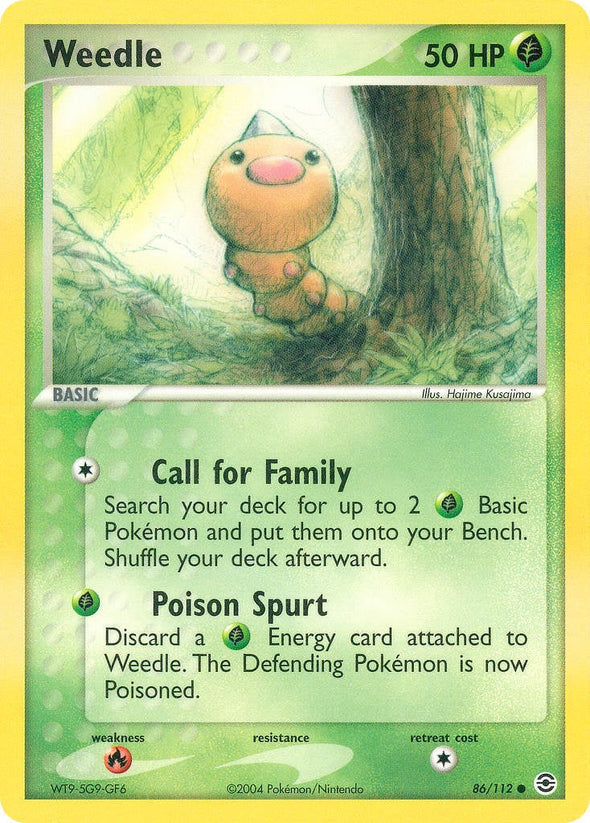 Weedle - 86/112 - Common available at 401 Games Canada