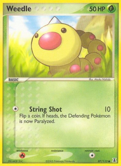 Weedle - 87/113 - Common available at 401 Games Canada