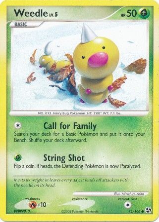 Weedle - 93/106 - Common available at 401 Games Canada