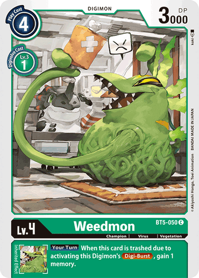 Weedmon - BT5-050 - Common available at 401 Games Canada