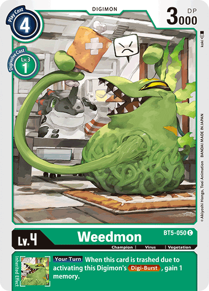 Weedmon - BT5-050 - Common available at 401 Games Canada