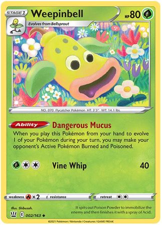 Weepinbell - 002/163 - Uncommon available at 401 Games Canada