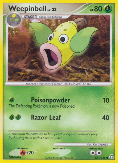 Weepinbell - 127/146 - Common available at 401 Games Canada