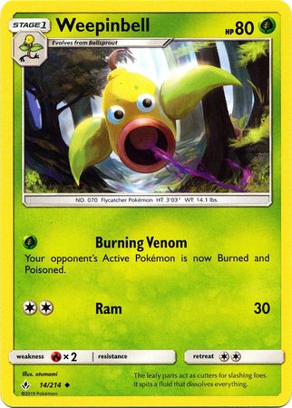 Weepinbell - 14/214 - Uncommon available at 401 Games Canada