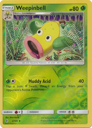 Weepinbell - 2/145 - Uncommon - Reverse Holo available at 401 Games Canada