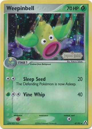 Weepinbell - 47/92 - Uncommon - Reverse Holo available at 401 Games Canada