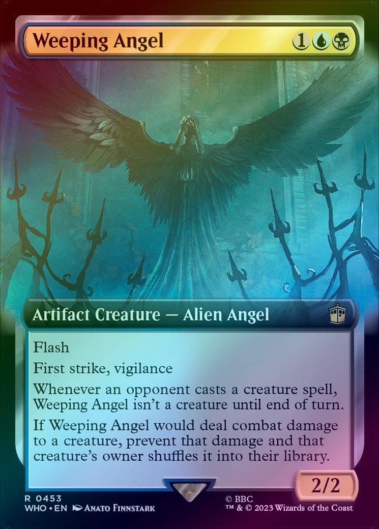 weeping angel mtg card Secret Lair x Doctor Who: The Weeping Angels