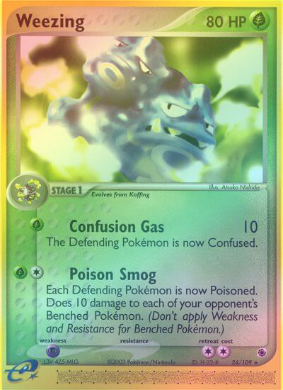 Weezing - 24/109 - Rare - Reverse Holo available at 401 Games Canada