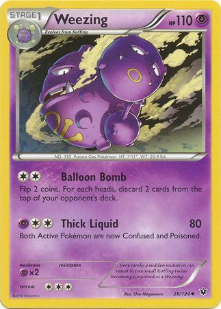 Weezing - 28/124 - Uncommon available at 401 Games Canada