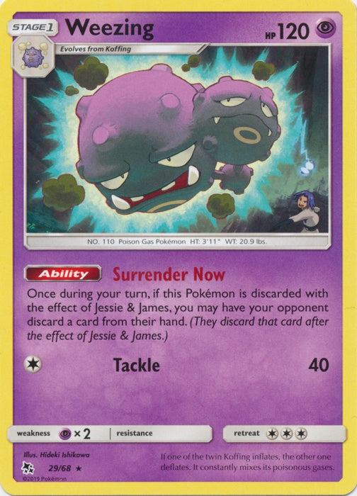 Weezing - 29/68 - Rare available at 401 Games Canada