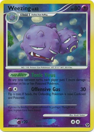 Weezing - 31/106 - Rare - Reverse Holo available at 401 Games Canada