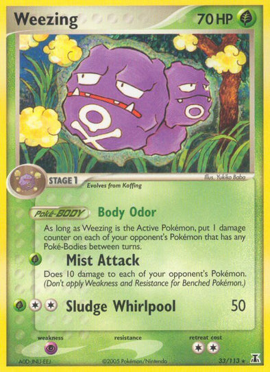 Weezing - 33/113 - Rare available at 401 Games Canada