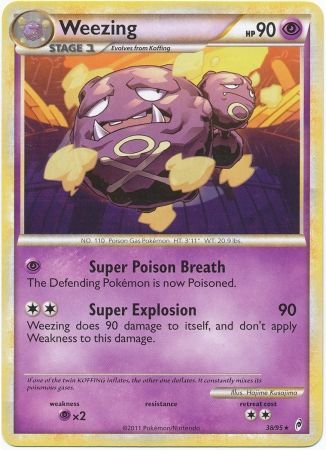 Weezing - 38/95 - Rare available at 401 Games Canada