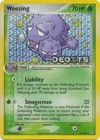 Weezing - 51/107 - Uncommon - Reverse Holo available at 401 Games Canada