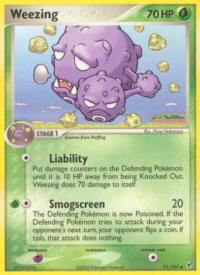 Weezing - 51/107 - Uncommon available at 401 Games Canada