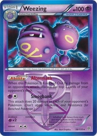 Weezing - 58/135 - Rare - Theme Deck Exclusive available at 401 Games Canada