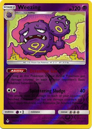 Weezing - 74/214 - Rare - Reverse Holo available at 401 Games Canada