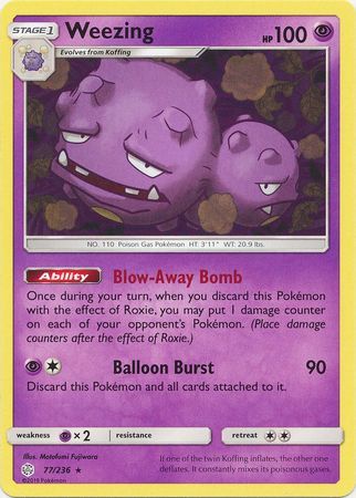 Weezing - 77/236 - Rare available at 401 Games Canada