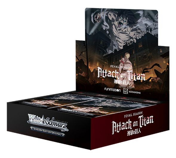 Weiss Schwarz - Attack On Titan: Final Season Booster Box available at 401 Games Canada
