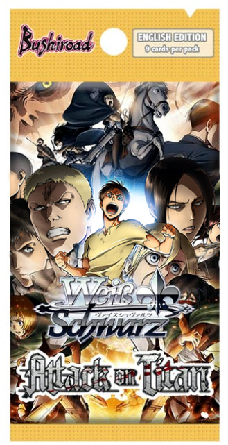 401 Games Canada - Weiss Schwarz - Attack on Titan Vol. 2 - English Reprint Booster Pack 401 Games Canada - Weiss Schwarz - Attack on Titan Vol. 2 - English Reprint Booster Pack