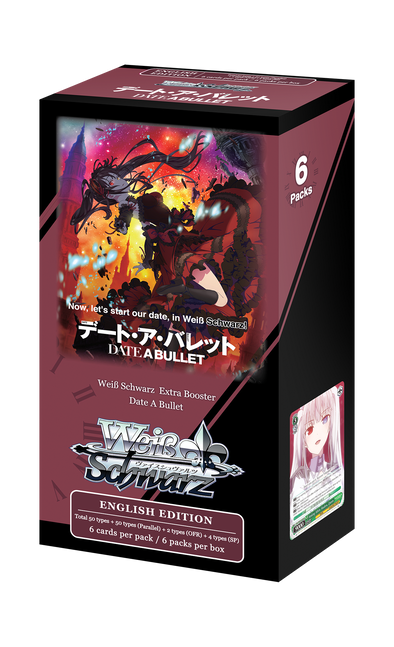 401 Games Canada - Weiss Schwarz - Date A Bullet Extra Booster Box 401 Games Canada - Weiss Schwarz - Date A Bullet Extra Booster Box