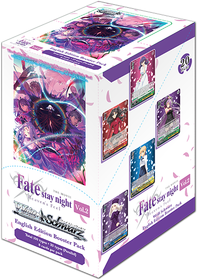 Weiss Schwarz - Fate/Stay Night - Heaven’s Feel - Vol.2 Booster Box available at 401 Games Canada