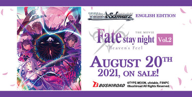 Weiss Schwarz - Fate/Stay Night - Heaven’s Feel - Vol.2 Playset available at 401 Games Canada