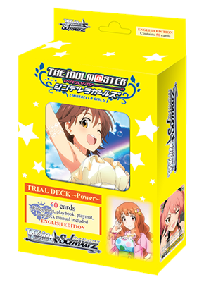 Weiss Schwarz - Idolmaster Cinderella Girls - Japanese Trial Deck (Power) available at 401 Games Canada