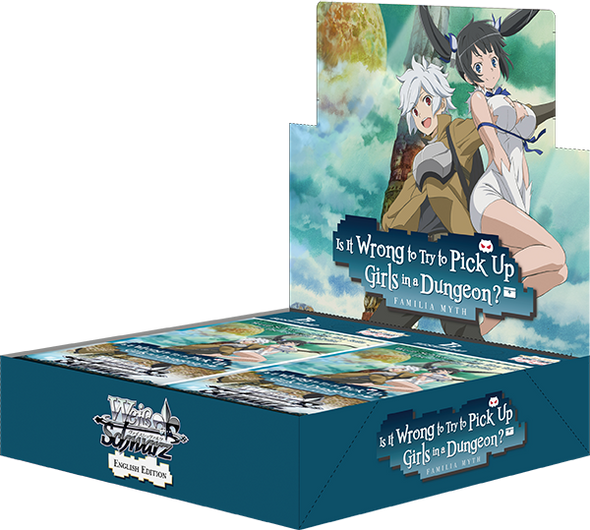 Weiss Schwarz - Is It Wrong to Try to Pick Up Girls in a Dungeon Booster Box available at 401 Games Canada
