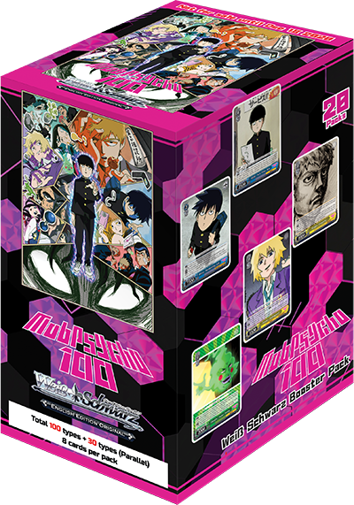 Weiss Schwarz - Mob Psycho 100 Booster Box available at 401 Games Canada