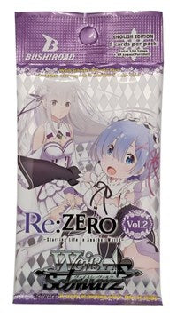 Weiss Schwarz - Re:ZERO - Starting Life in Another World - Vol.2 Booster Pack available at 401 Games Canada