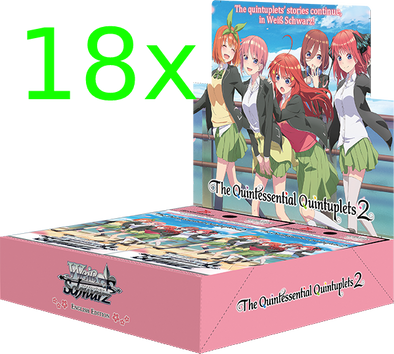 Weiss Schwarz - The Quintessential Quintuplets 2 Booster Box - Inner Case of 18 available at 401 Games Canada