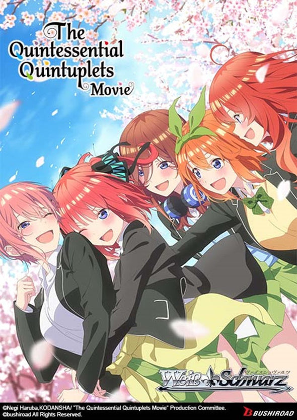 Weiss Schwarz - The Quintessential Quintuplets Movie Booster Pack available at 401 Games Canada