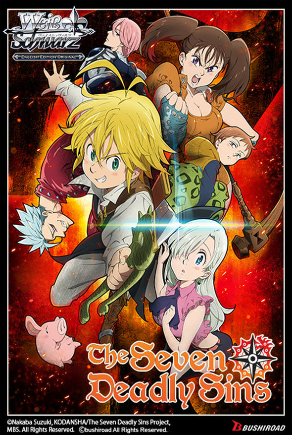 Weiss Schwarz - The Seven Deadly Sins Booster Pack available at 401 Games Canada