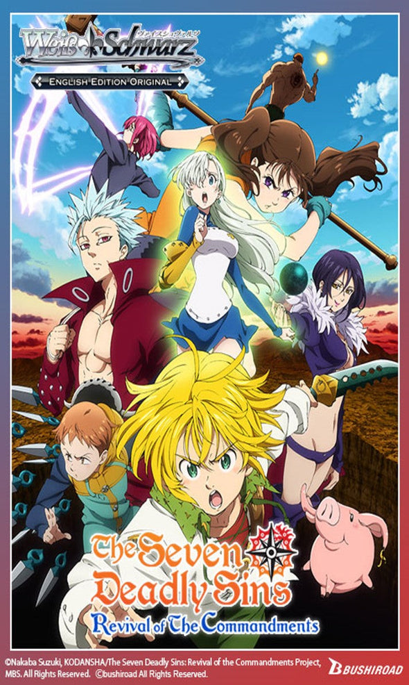 Weiss Schwarz - The Seven Deadly Sins: Revival of The Commandments Booster Pack available at 401 Games Canada