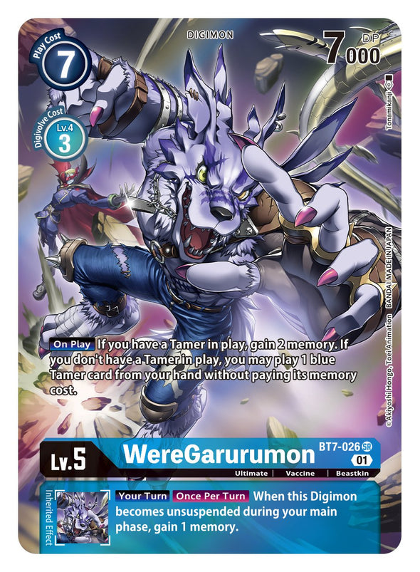 WereGarurumon (Alternate Art) - BT7-026 - Super Rare available at 401 Games Canada