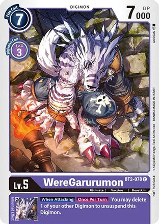 WereGarurumon - BT2-078 - (Official Tournament Pack Vol.3 Alternate Art) available at 401 Games Canada