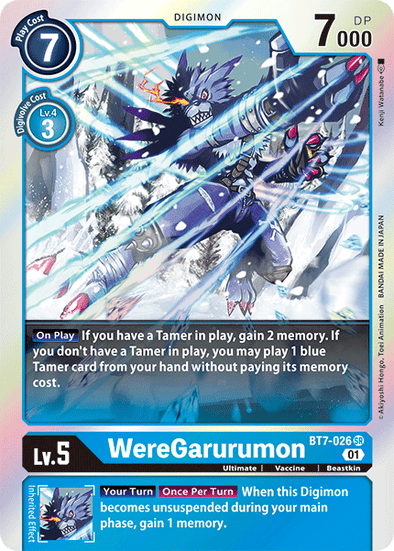 WereGarurumon - BT7-026 - Super Rare available at 401 Games Canada