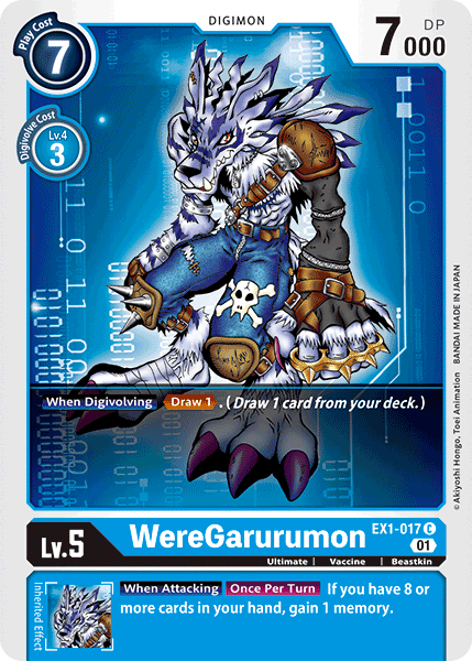 WereGarurumon - EX1-017 - Common available at 401 Games Canada