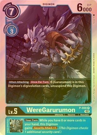 WereGarurumon (Resurgence Booster Reprint) - P-008 - Promo (Foil) available at 401 Games Canada