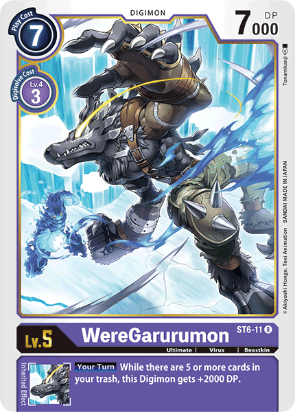 WereGarurumon - ST6-11 - Rare available at 401 Games Canada