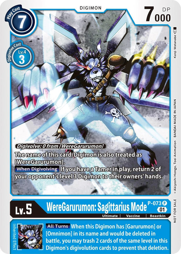 WereGarurumon: Sagittarius Mode - P-073 - Promo available at 401 Games Canada